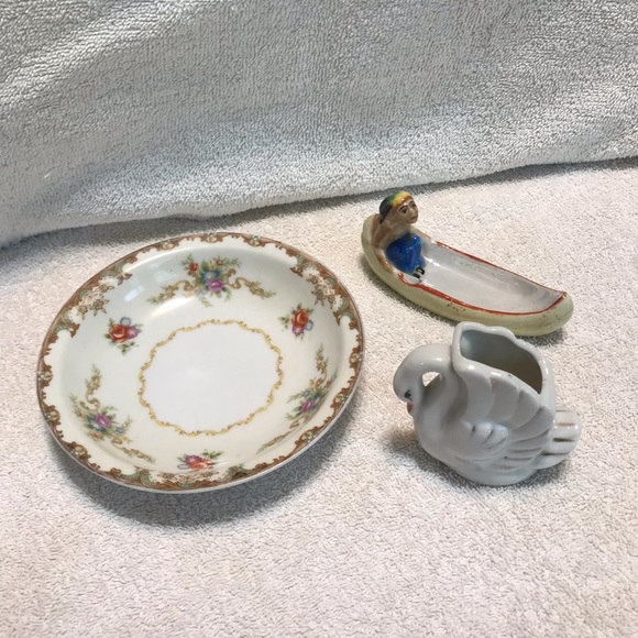 Hira China 3 vintage miniature porcelain items made in occupied Japan 1945-1952 - Picture 8 of 8